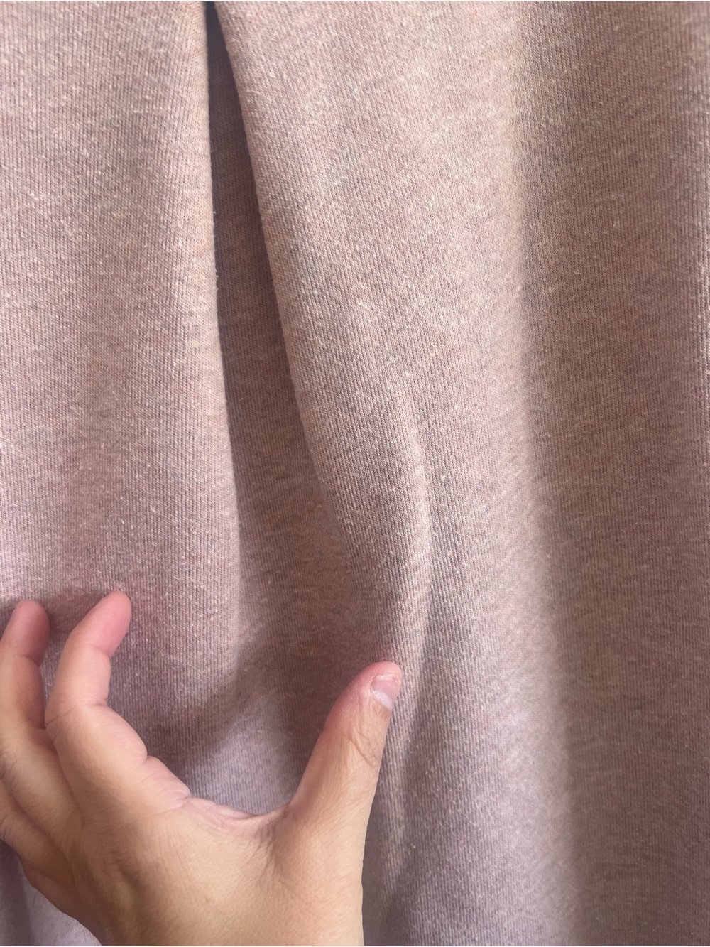 Alo Yoga Women’s Haze Pink Cowl Funnel Neck Pullover Sweatshirt Top Size Large - Picture 10 of 10